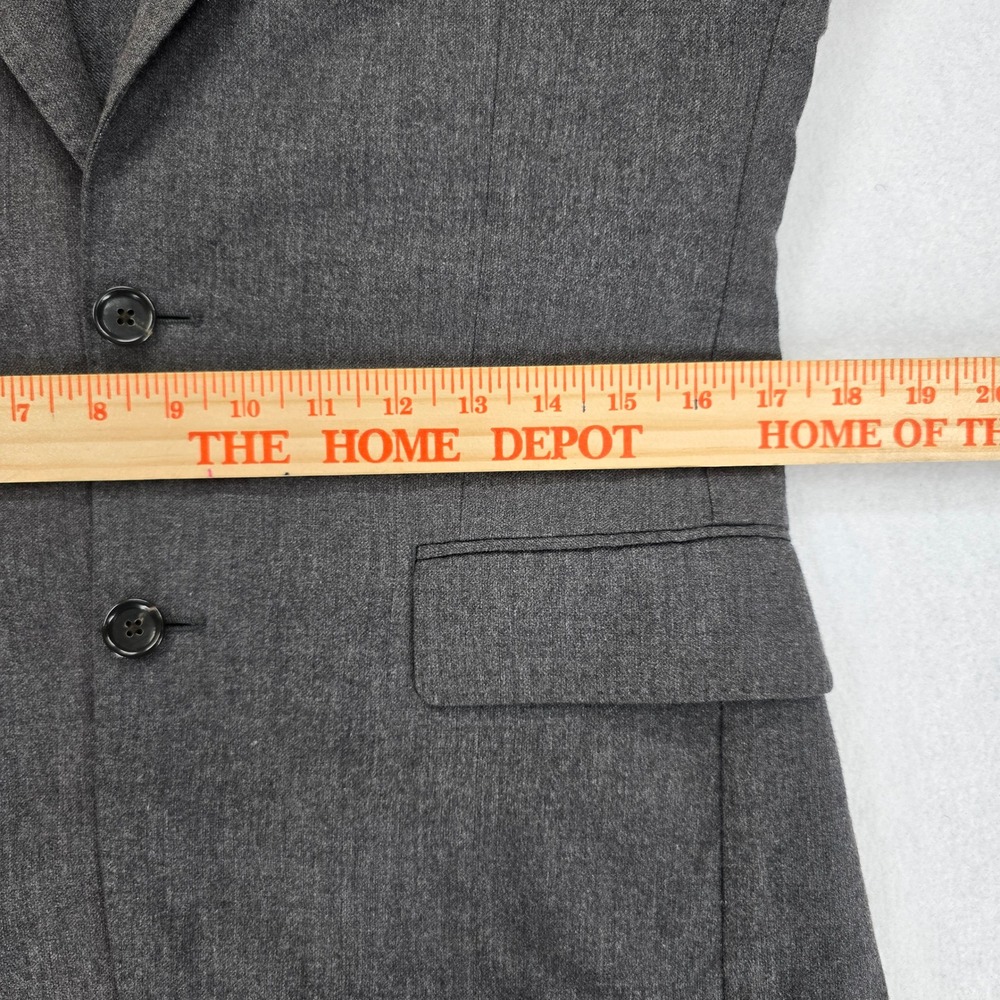 J.Crew Ludlow Suit Mens 36R Gray Slim Moon Cloth Blazer Pants Unlined 2 Button - Picture 13 of 16